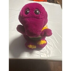 Vintage Dakin Barney Plush Purple Dinosaur 1992 T-Shirt Stuffed Animal Toy